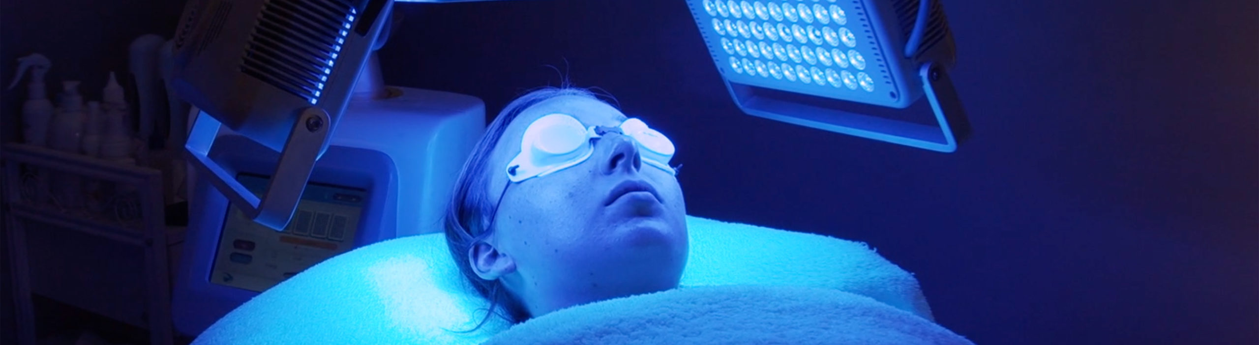 LED light therapy skin tightening treatment at Le Plaisir, Kaiapoi